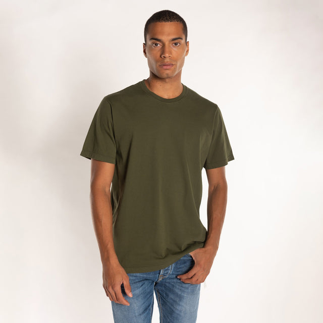 MAN'S ESSENTIAL S/S CREWNECK TSHIRT - HEAVY JERSEY - Bowery NYC
