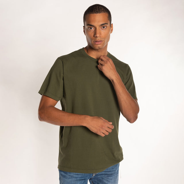 MAN'S ESSENTIAL S/S CREWNECK TSHIRT - HEAVY JERSEY - Bowery NYC