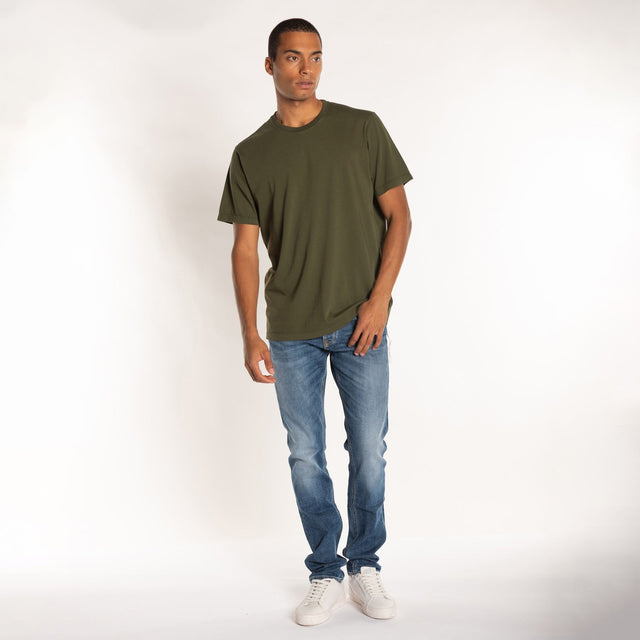 MAN'S ESSENTIAL S/S CREWNECK TSHIRT - HEAVY JERSEY - Bowery NYC