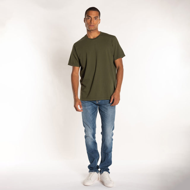 MAN'S ESSENTIAL S/S CREWNECK TSHIRT - HEAVY JERSEY - Bowery NYC
