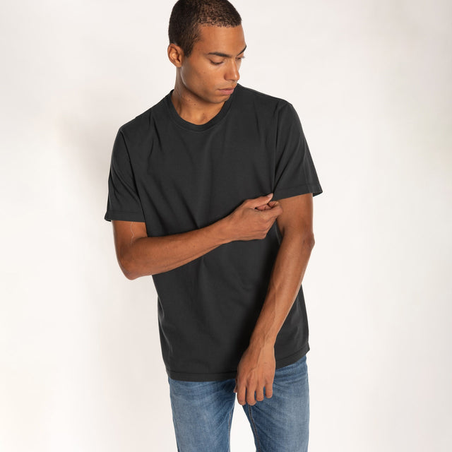 MAN'S ESSENTIAL S/S CREWNECK TSHIRT - HEAVY JERSEY - Bowery NYC