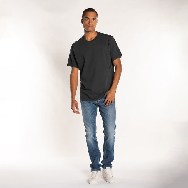 MAN'S ESSENTIAL S/S CREWNECK TSHIRT - HEAVY JERSEY - Bowery NYC