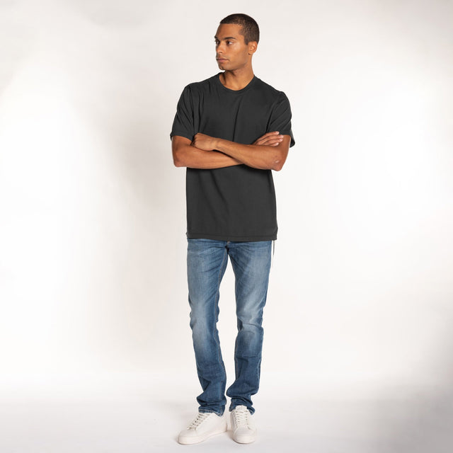 MAN'S ESSENTIAL S/S CREWNECK TSHIRT - HEAVY JERSEY - Bowery NYC