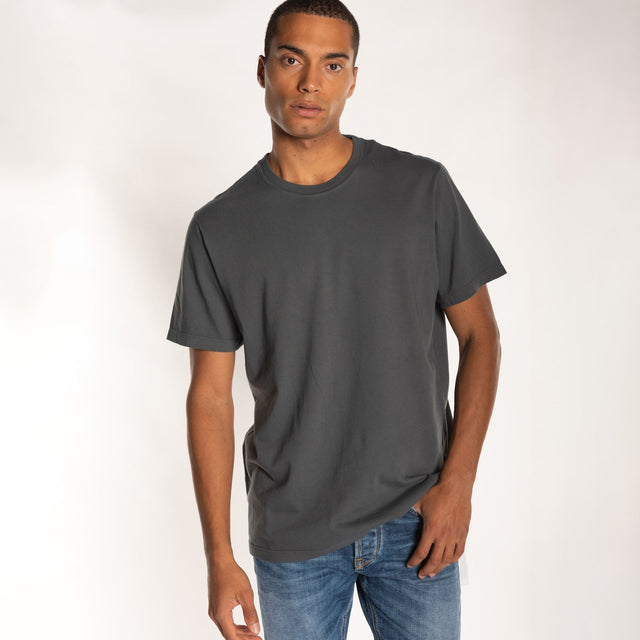 MAN'S ESSENTIAL S/S CREWNECK TSHIRT - HEAVY JERSEY - Bowery NYC