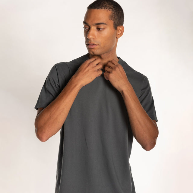 MAN'S ESSENTIAL S/S CREWNECK TSHIRT - HEAVY JERSEY - Bowery NYC