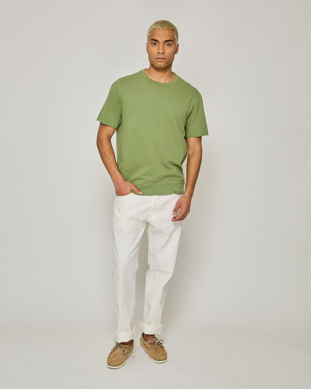 CREW NECK S/S LIGHT SWEAT - RELAXED FIT - Bowery NYC