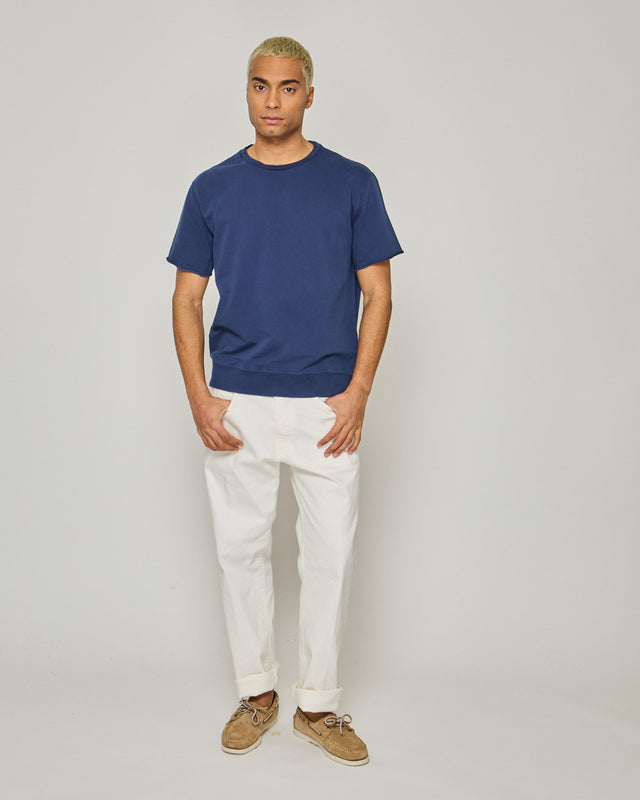 CREW NECK S/S LIGHT SWEAT - RELAXED FIT - Bowery NYC