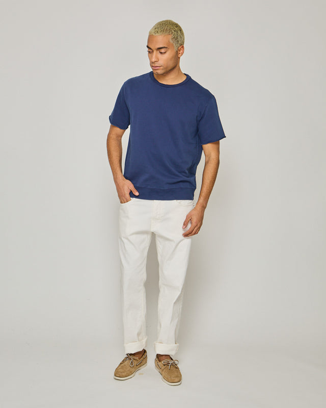 CREW NECK S/S LIGHT SWEAT - RELAXED FIT - Bowery NYC