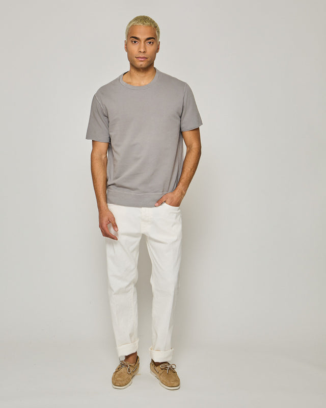 CREW NECK S/S LIGHT SWEAT - RELAXED FIT - Bowery NYC