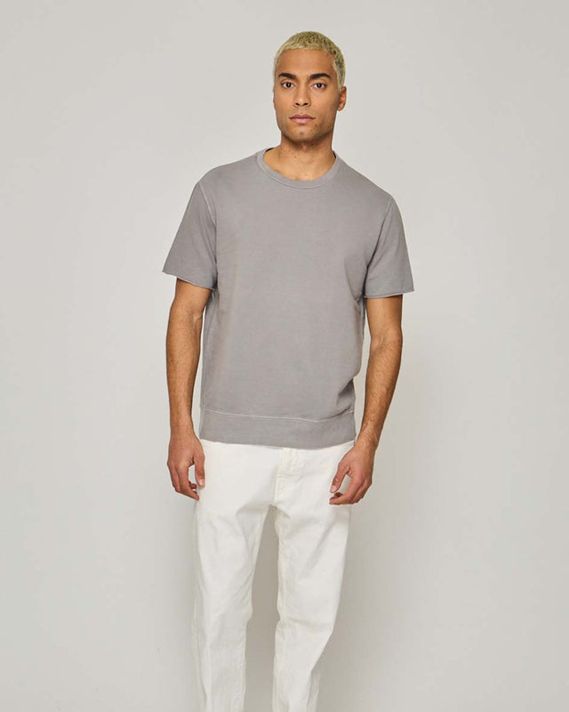 CREW NECK S/S LIGHT SWEAT - RELAXED FIT - Bowery NYC