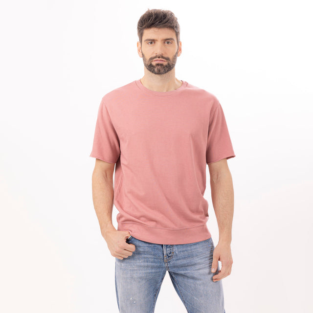 CREW NECK S/S LIGHT SWEAT - RELAXED FIT - Bowery NYC