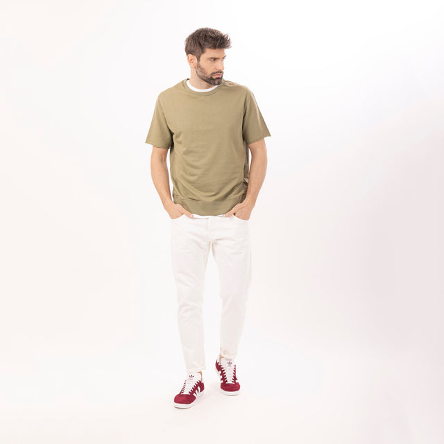 CREW NECK S/S LIGHT SWEAT - RELAXED FIT - Bowery NYC