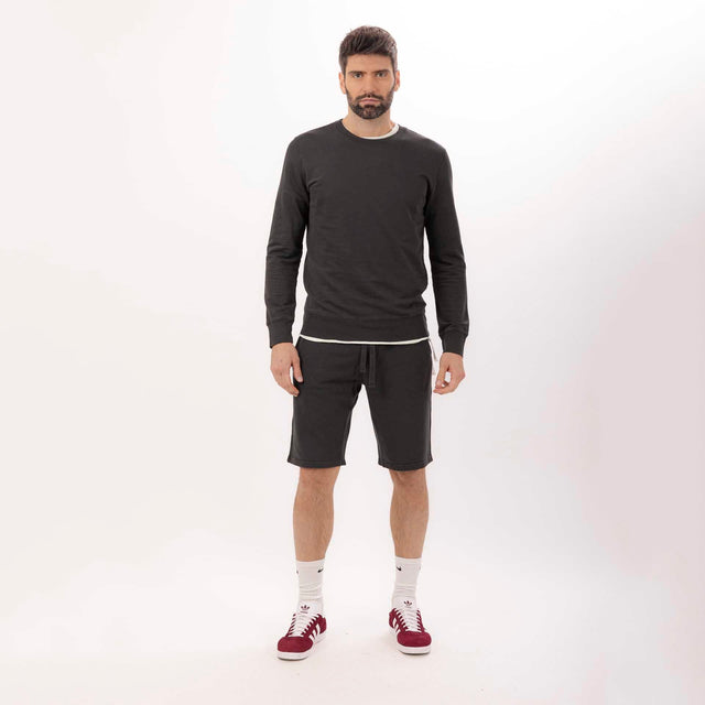 CREW NECK L/S LIGHT SWEAT - RELAXED FIT - Bowery NYC
