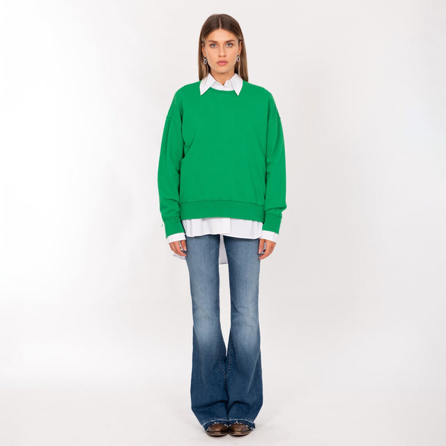 CREW NECK L/S MID WEIGHT SWEAT - OVERSIZED FIT - Bowery NYC