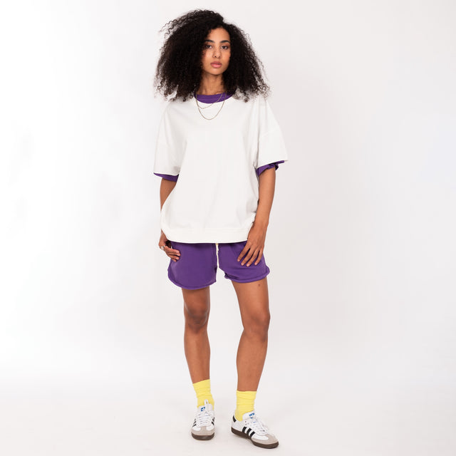 CREW NECK S/S LIGHT WEIGHT SWEAT - OVERSIZED FIT - Bowery NYC