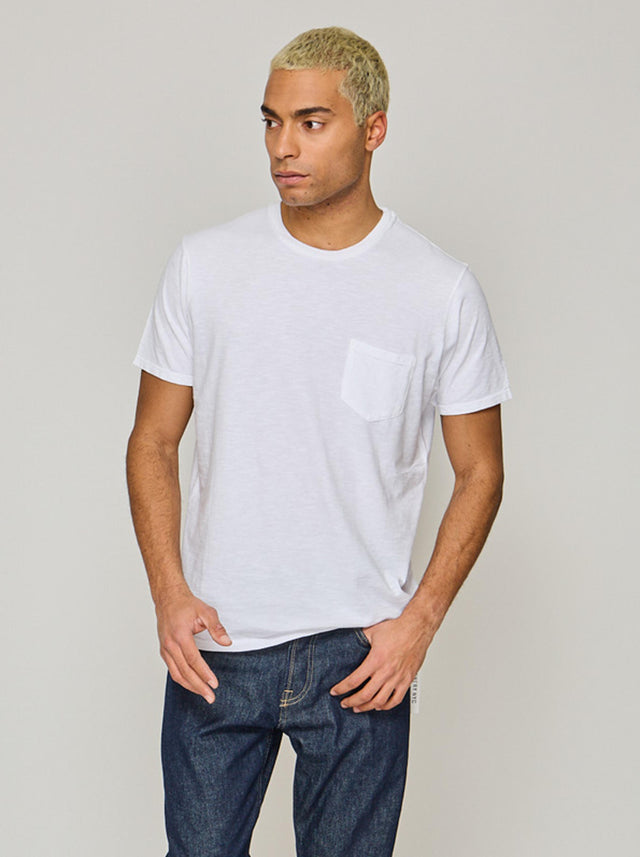 ESSENTIAL T-SHIRT W/ POCKET - SLUB JERSEY