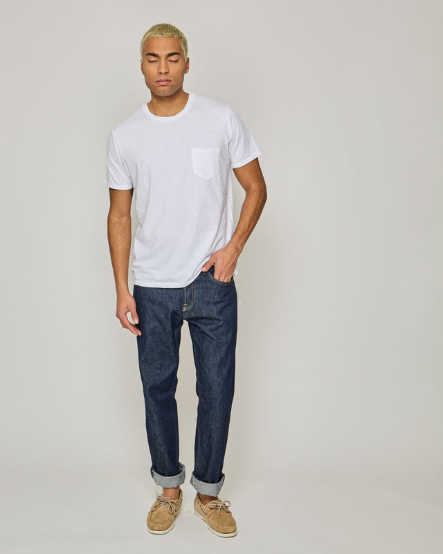 ESSENTIAL T-SHIRT W/ POCKET - SLUB JERSEY