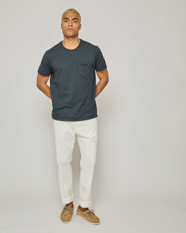 ESSENTIAL T-SHIRT W/ POCKET - SLUB JERSEY