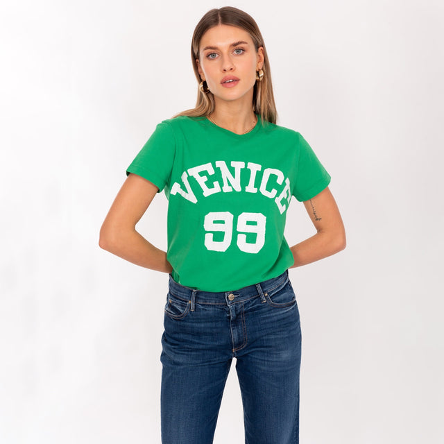 WOMAN'S "VENICE 99" CREW NECK S/S T-SHIRT - VINTAGE JERSEY - REGULAR FIT