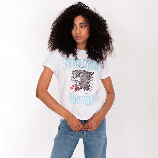 WOMAN'S "SYRACUSE" CREW NECK S/S T-SHIRT - SOFT JERSEY - REGULAR FIT