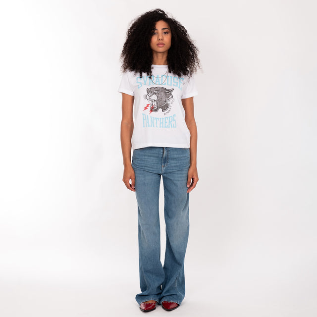 WOMAN'S "SYRACUSE" CREW NECK S/S T-SHIRT - SOFT JERSEY - REGULAR FIT