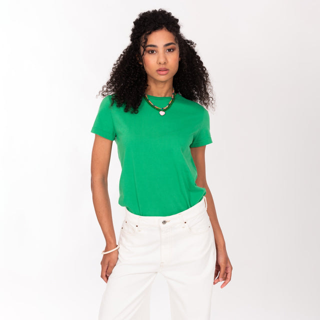 CREW NECK S/S T-SHIRT - VINTAGE JERSEY - REGULAR FIT - Bowery NYC