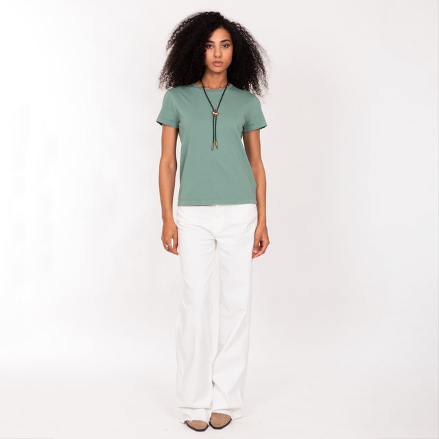 CREW NECK S/S T-SHIRT - VINTAGE JERSEY - REGULAR FIT - Bowery NYC