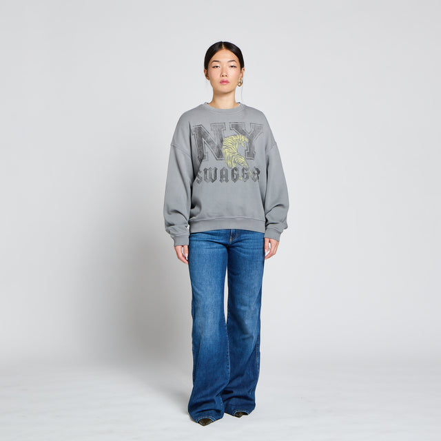 NY SWAGGER GRAPHIC BRUSHED SWEAT - Bowery NYC