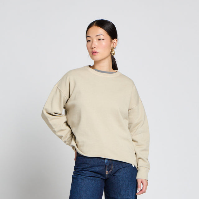 ESSENTIAL CREW NECK BRUSHED SWEAT - Bowery NYC