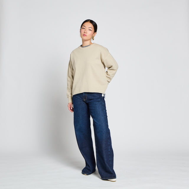 ESSENTIAL CREW NECK BRUSHED SWEAT - Bowery NYC