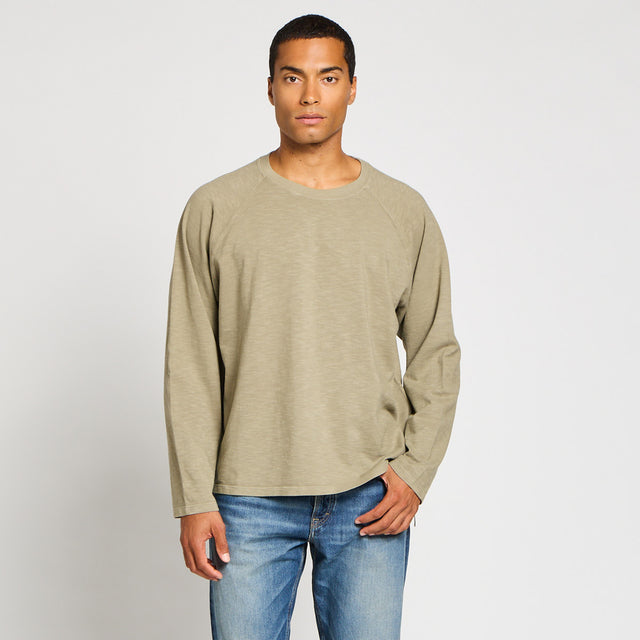 ESSENTIAL RAGLAN T-SHIRT - HEAVY SLUB JERSEY - Bowery NYC