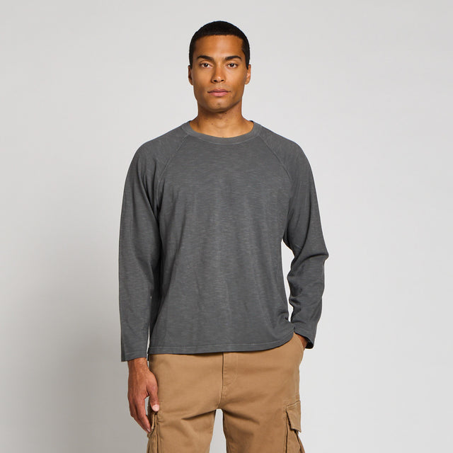 ESSENTIAL RAGLAN T-SHIRT - HEAVY SLUB JERSEY - Bowery NYC