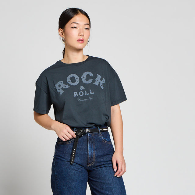 ROCK T-SHIRT - VINTAGE JERSEY - Bowery NYC