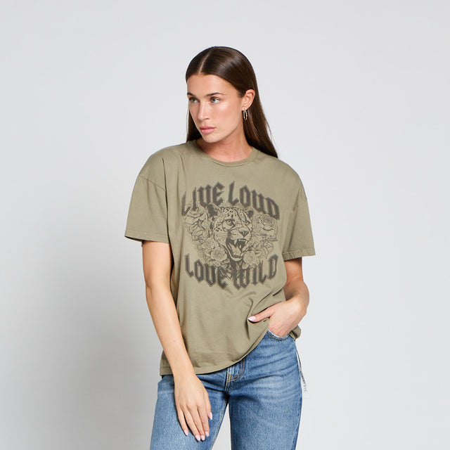 LIVE LOUD T-SHIRT - VINTAGE JERSEY - Bowery NYC