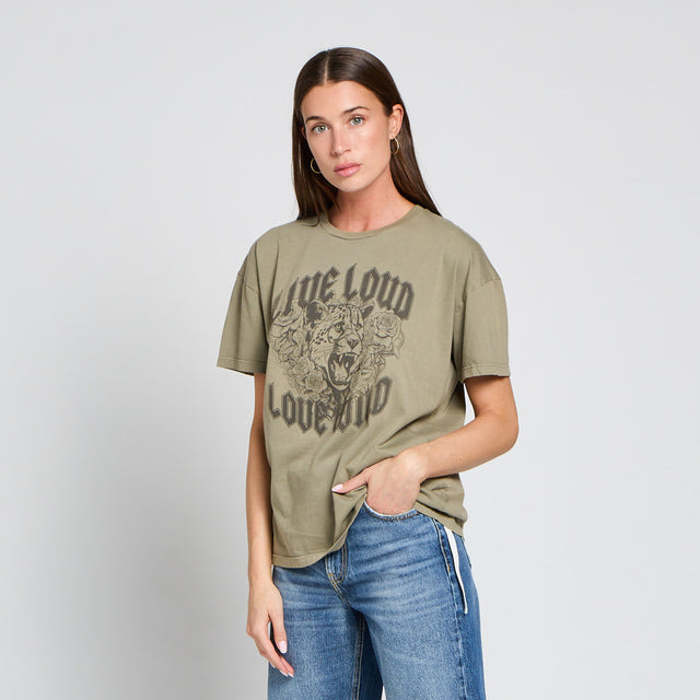 LIVE LOUD T-SHIRT - VINTAGE JERSEY - Bowery NYC