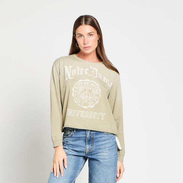 NOTRE DAME GRAPHIC T-SHIRT - HEAVY JERSEY - Bowery NYC