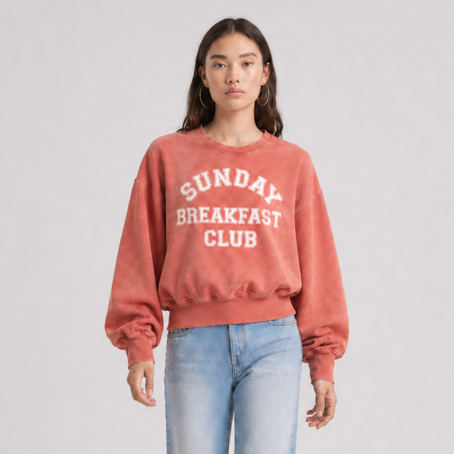 SUNDAY BREAKFAST CLUB MID WEIGHT SWEAT - Bowery NYC