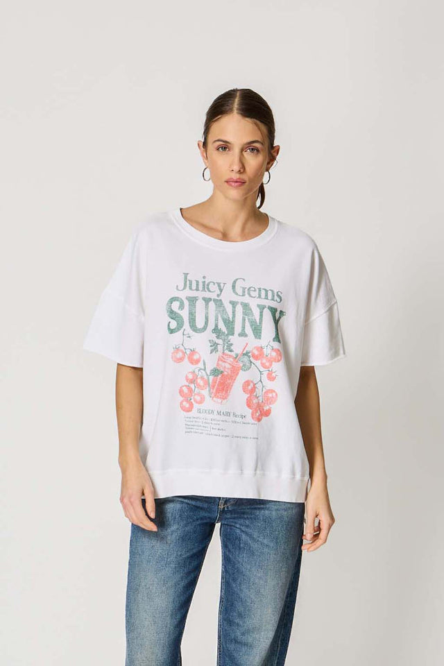 JUICY GEMS SUNNY LIGHT WEIGHT SWEAT - Bowery NYC