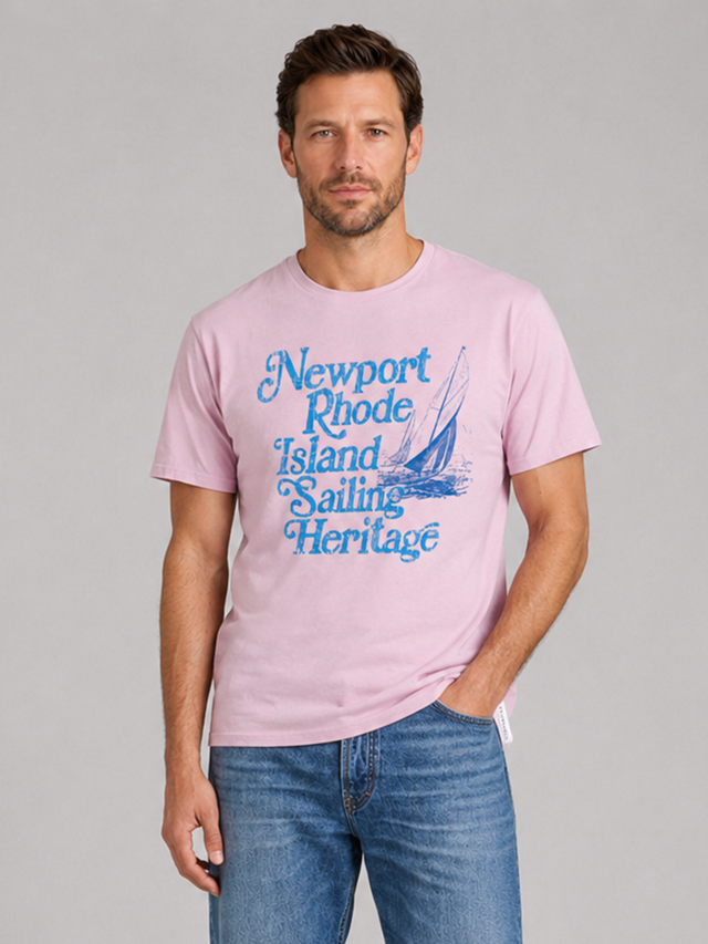 NEWPORT RHODE T-SHIRT - VINTAGE JERSEY - Bowery NYC