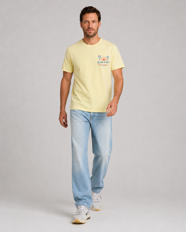 SAINT TROPEZ  T-SHIRT - VINTAGE JERSEY