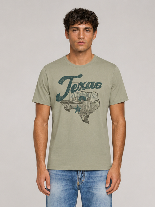 TEXAS T-SHIRT - SLUB JERSEY - Bowery NYC
