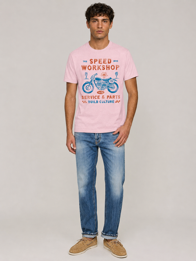 SPEED WORKSHOP  T-SHIRT - SLUB JERSEY