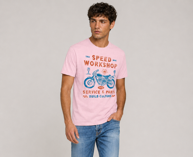 SPEED WORKSHOP  T-SHIRT - SLUB JERSEY