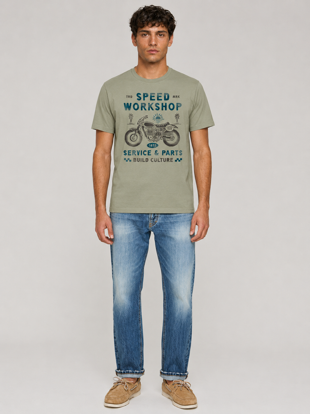 SPEED WORKSHOP  T-SHIRT - SLUB JERSEY