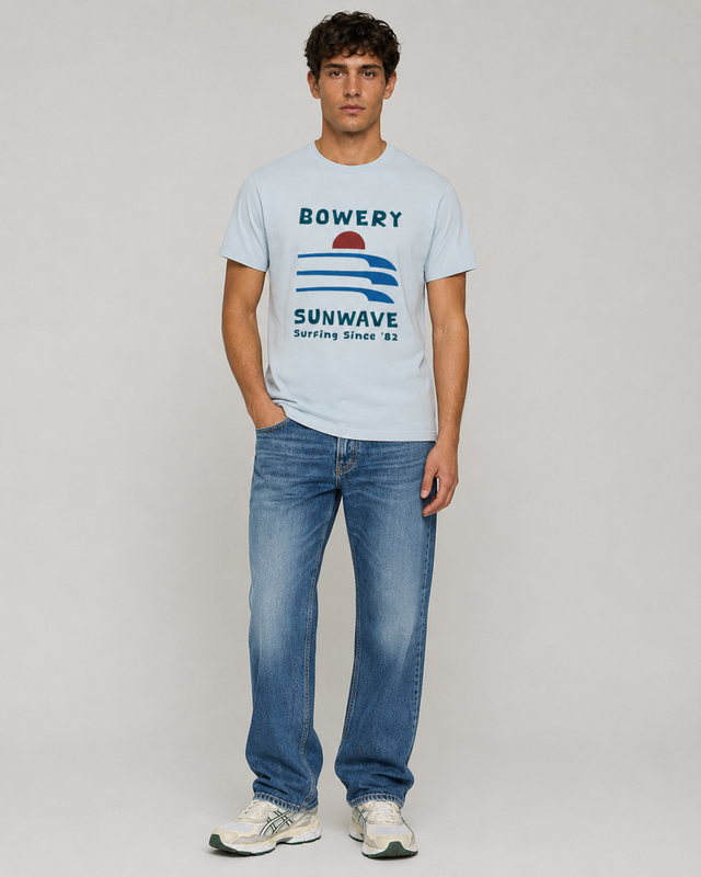 BOWERY SUNWAVE T-SHIRT - SLUB JERSEY - Bowery NYC
