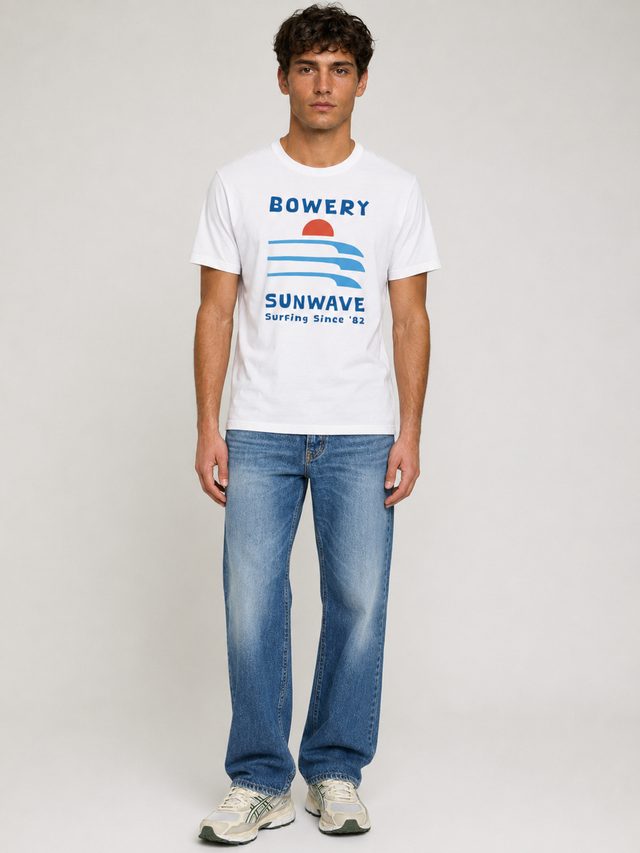BOWERY SUNWAVE T-SHIRT - SLUB JERSEY - Bowery NYC