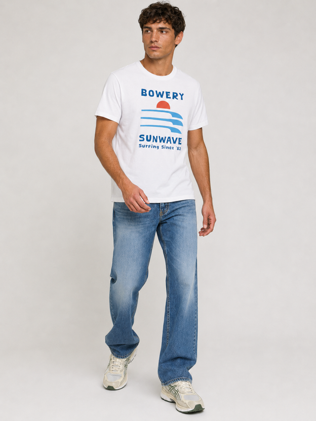 BOWERY SUNWAVE T-SHIRT - SLUB JERSEY - Bowery NYC