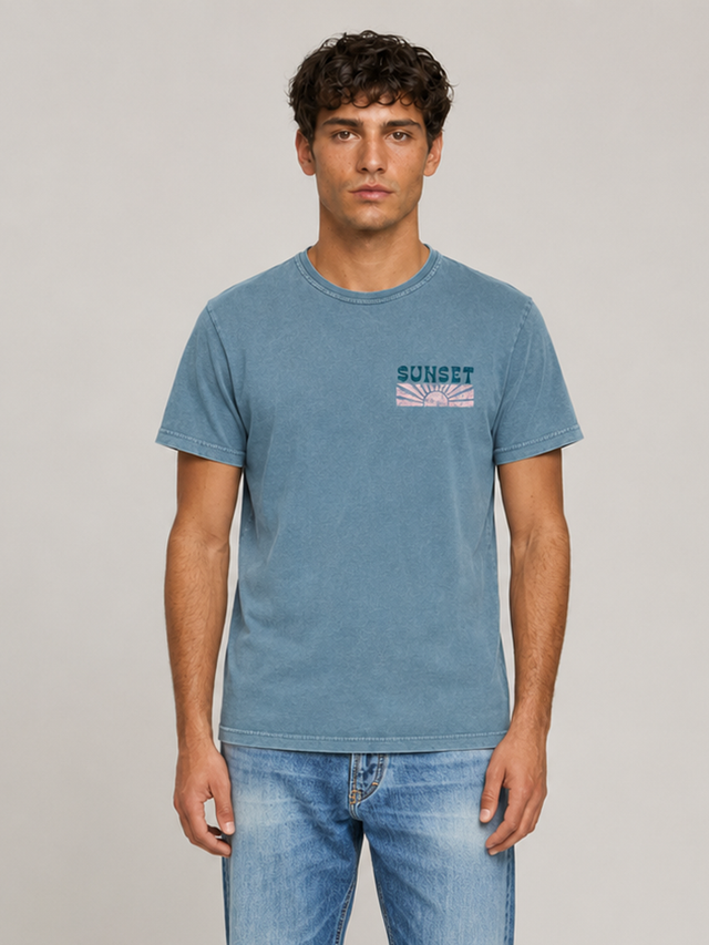 SUNSET T-SHIRT - SOFT JERSEY - Bowery NYC