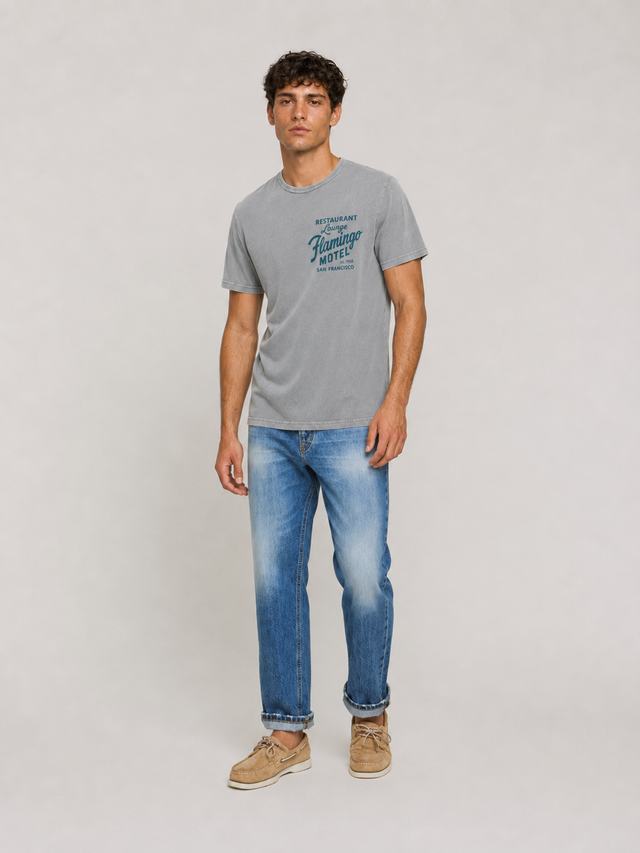 FLAMINGO MOTEL T-SHIRT - SOFT JERSEY
