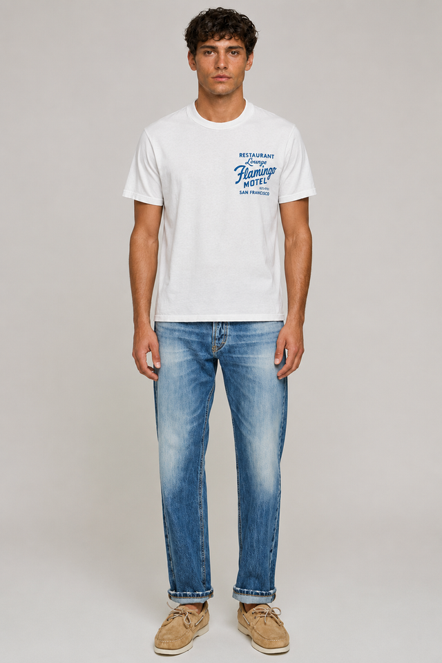 FLAMINGO MOTEL T-SHIRT - SOFT JERSEY